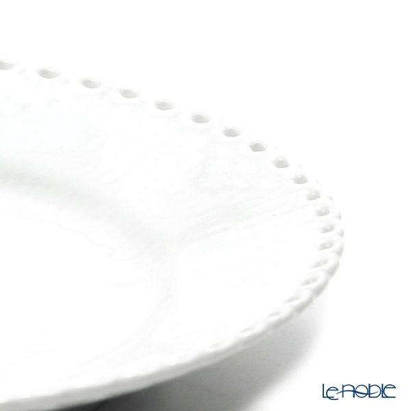 ロイヤルコペンハーゲン（Royal Copenhagen） ホワイト フルーテッド フルレース プレート 17cm 1132617／1052697