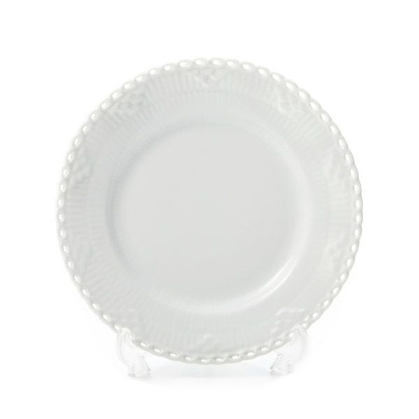 ロイヤルコペンハーゲン（Royal Copenhagen） ホワイト フルーテッド フルレース プレート 17cm 1132617／1052697