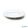 ロイヤルコペンハーゲン（Royal Copenhagen） ホワイト フルーテッド フルレース プレート（フラット） 19cm 1132620／1052698