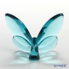 バカラ（Baccarat） オブジェ 2-105-932 ラッキーバタフライ ターコイズ