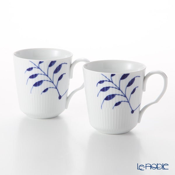 ロイヤルコペンハーゲン（Royal Copenhagen） ブルー フルーテッド メガ マグ（S） 280ml 2381027 ペア