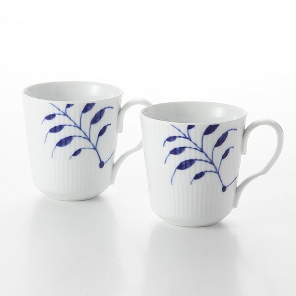 ロイヤルコペンハーゲン（Royal Copenhagen） ブルー フルーテッド メガ マグ（S） 280ml 2381027 ペア