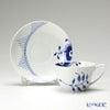 ロイヤルコペンハーゲン（Royal Copenhagen） ブルー フルーテッド メガ ティーカップ＆ソーサー 280ml 2381086／1017335