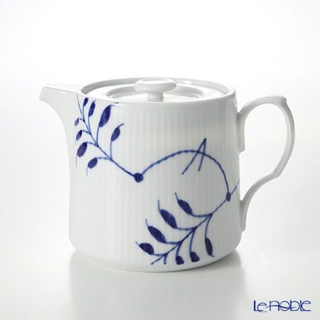 ロイヤルコペンハーゲン（Royal Copenhagen） ブルー フルーテッド メガ ティーポット 600ml 2381129／1020513