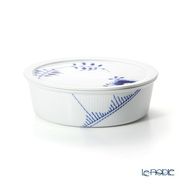 ロイヤルコペンハーゲン（Royal Copenhagen） ブルー フルーテッド メガ オーブンウェア蓋つき L 1500ml 2381236／1016884