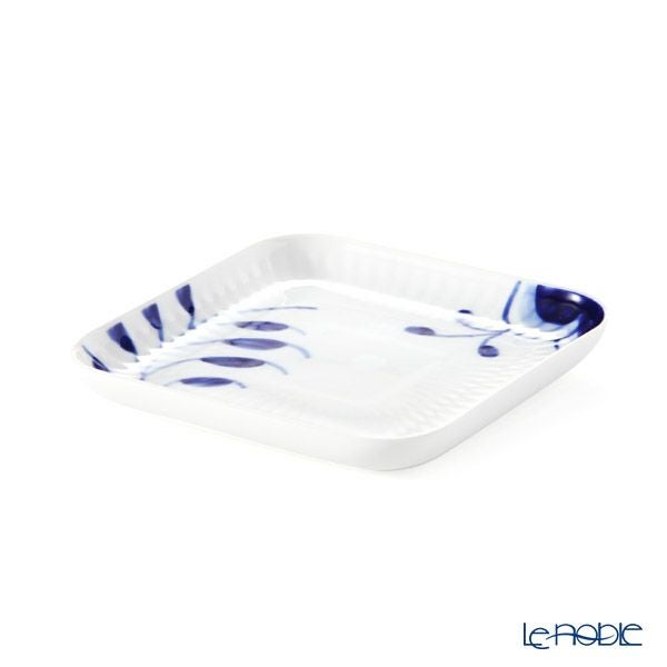 ロイヤルコペンハーゲン（Royal Copenhagen） ブルー フルーテッド メガ スモール スクエア ディッシュ 10x10cm 2381709／1027457