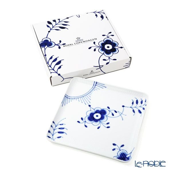 ロイヤルコペンハーゲン（Royal Copenhagen） ブルー フルーテッド メガ スクエア ディッシュ 20cm 2381720／1027458