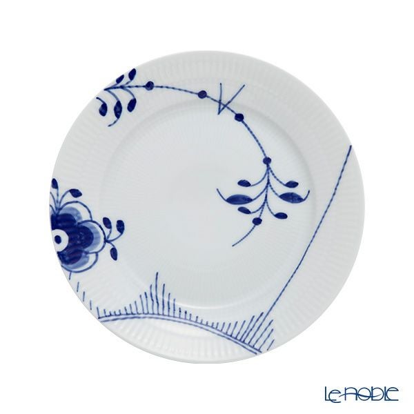 ロイヤルコペンハーゲン（Royal Copenhagen） ブルー フルーテッド メガ デザートプレート 22cm No.2 2382622／1017365