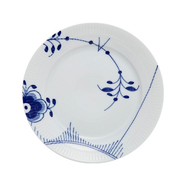 ロイヤルコペンハーゲン（Royal Copenhagen） ブルー フルーテッド メガ デザートプレート 22cm No.2 2382622／1017365