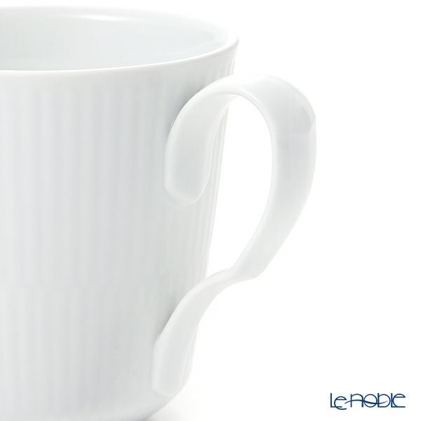 ロイヤルコペンハーゲン（Royal Copenhagen） ホワイトフルーテッド プレイン マグカップ ペア 280ml 2408027／1017377