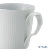 ロイヤルコペンハーゲン（Royal Copenhagen） ホワイト フルーテッド プレイン マグ（L） ペア 380ml 2408043／1016918