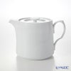 ロイヤルコペンハーゲン（Royal Copenhagen） ホワイト フルーテッド プレイン ティーポット 600ml 2408129／1020509