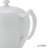 ロイヤルコペンハーゲン（Royal Copenhagen） ホワイト フルーテッド プレイン ティーポット（M） 700ml 2408135