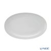 ロイヤルコペンハーゲン（Royal Copenhagen） ホワイト フルーテッド プレイン オーバルディッシュ 23.5×15cm 2408356／1016929