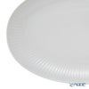 ロイヤルコペンハーゲン（Royal Copenhagen） ホワイト フルーテッド プレイン オーバルディッシュ 23.5×15cm 2408356／1016929