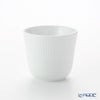 ロイヤルコペンハーゲン（Royal Copenhagen） ホワイト フルーテッド プレイン スタイルカップ 260ml 2408495