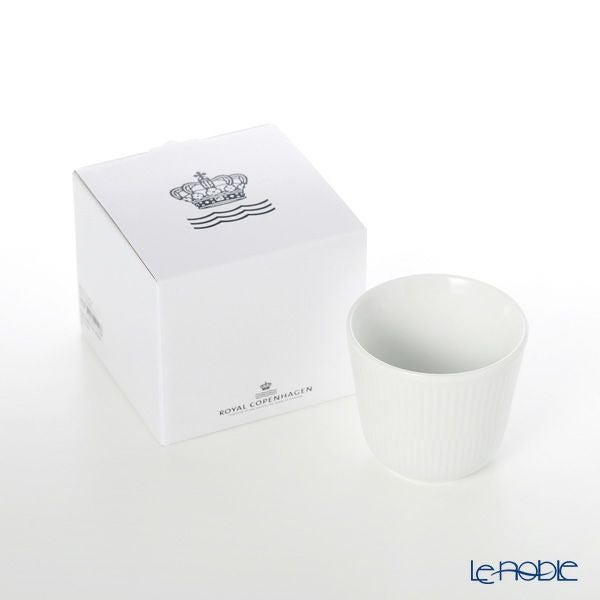 ロイヤルコペンハーゲン（Royal Copenhagen） ホワイト フルーテッド プレイン スタイルカップ 260ml 2408495