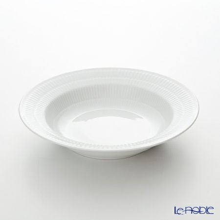 ロイヤルコペンハーゲン（Royal Copenhagen） ホワイト フルーテッド プレイン プレート（ディープ） 21cm 2408604／1017400