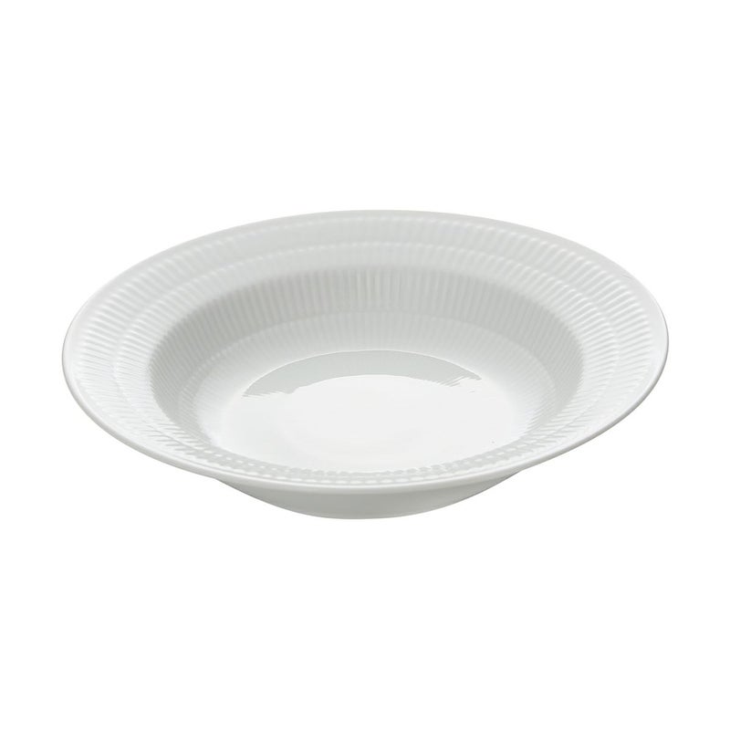 ロイヤルコペンハーゲン（Royal Copenhagen） ホワイト フルーテッド プレイン プレート（ディープ） 21cm 2408604／1017400