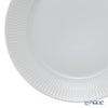ロイヤルコペンハーゲン（Royal Copenhagen） ホワイト フルーテッド プレイン プレート 27cm 2408627／1017404
