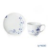 ロイヤルコペンハーゲン（Royal Copenhagen） ブルーパルメッテ カップ＆プレート ペア 160ml 2500030／1017409