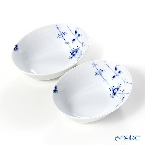 ロイヤルコペンハーゲン（Royal Copenhagen） ブルーパルメッテ オーバルボウル ペア 15×11.5 2500033