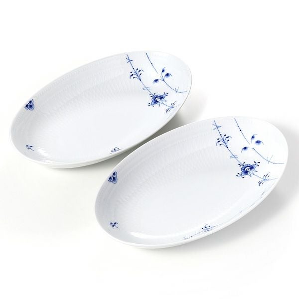 ロイヤルコペンハーゲン（Royal Copenhagen） ブルーパルメッテ オーバルディッシュ ペア 27×16 2500035