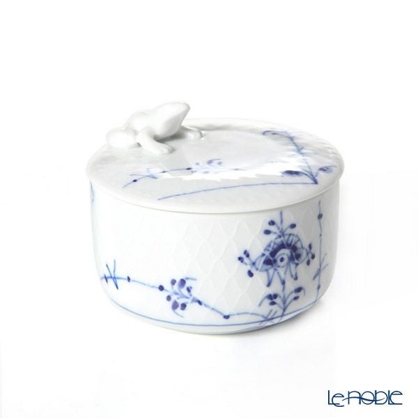 ロイヤルコペンハーゲン（Royal Copenhagen） ブルーパルメッテ ボックスラウンド 7cm 2500244／1017416