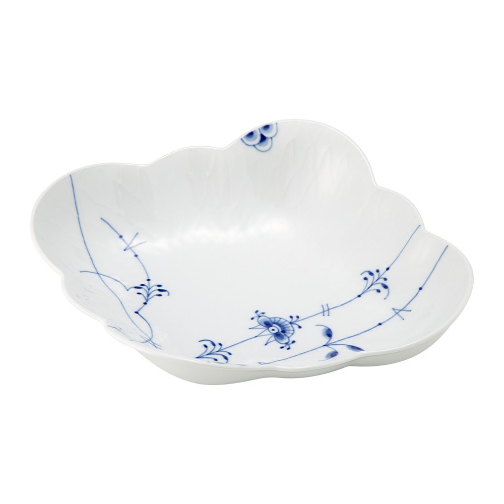 ロイヤルコペンハーゲン（Royal Copenhagen） ブルーパルメッテ フラワーボウル 26×22.5×H6.5 2500578