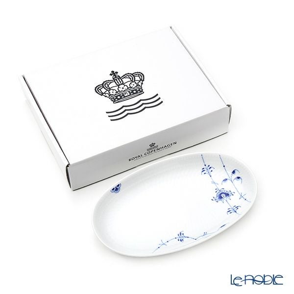 ロイヤルコペンハーゲン（Royal Copenhagen） ブルーパルメッテ オーバルディッシュ S 23×14cm 2500623