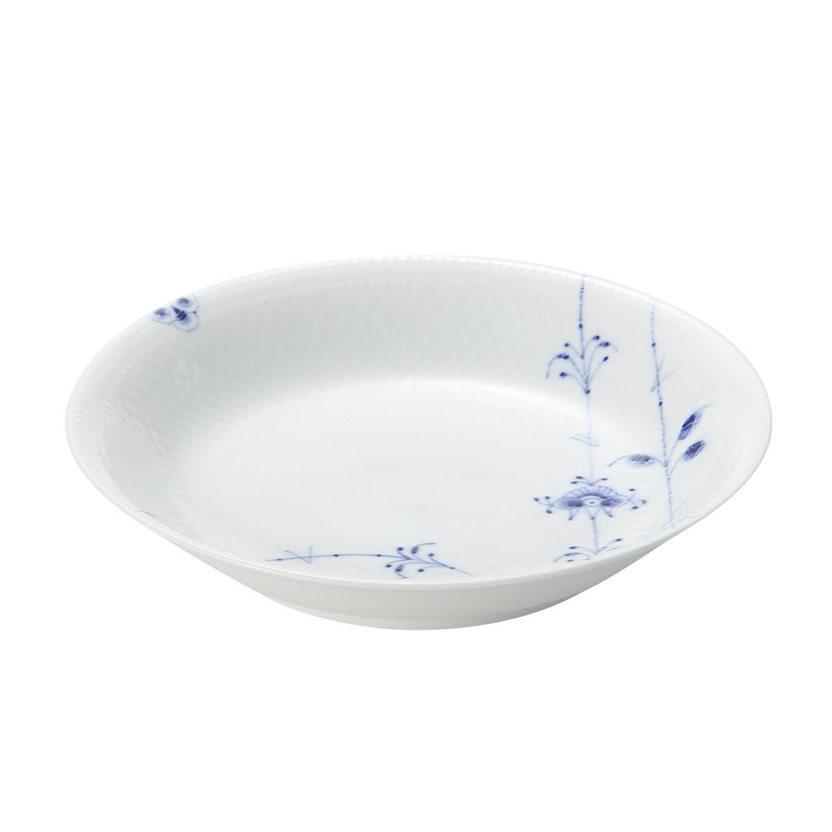 ロイヤルコペンハーゲン（Royal Copenhagen） ブルーパルメッテ ディーププレート 23×H4.5cm 2500734