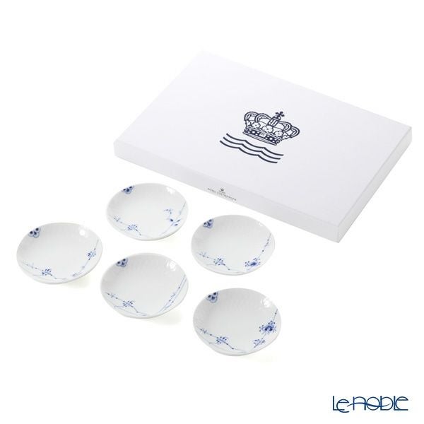 ロイヤルコペンハーゲン（Royal Copenhagen） ブルーパルメッテ プレート10cm 5柄セット 2500904／1052404 小皿／豆皿