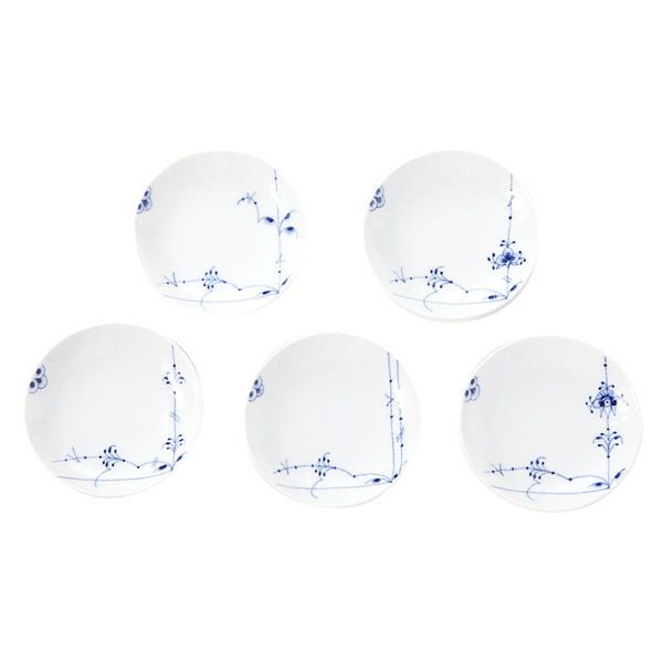 ロイヤルコペンハーゲン（Royal Copenhagen） ブルーパルメッテ プレート10cm 5柄セット 2500904／1052404 小皿／豆皿