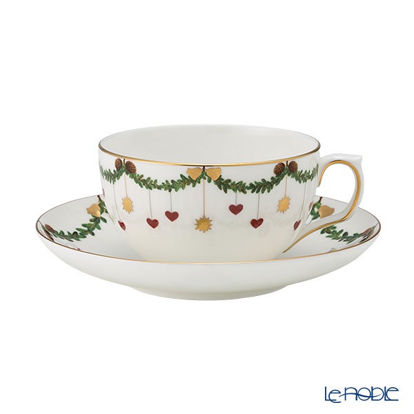 ロイヤルコペンハーゲン（Royal Copenhagen） スターフルーテッド カップ＆ソーサー 280ml 2503086／1019974