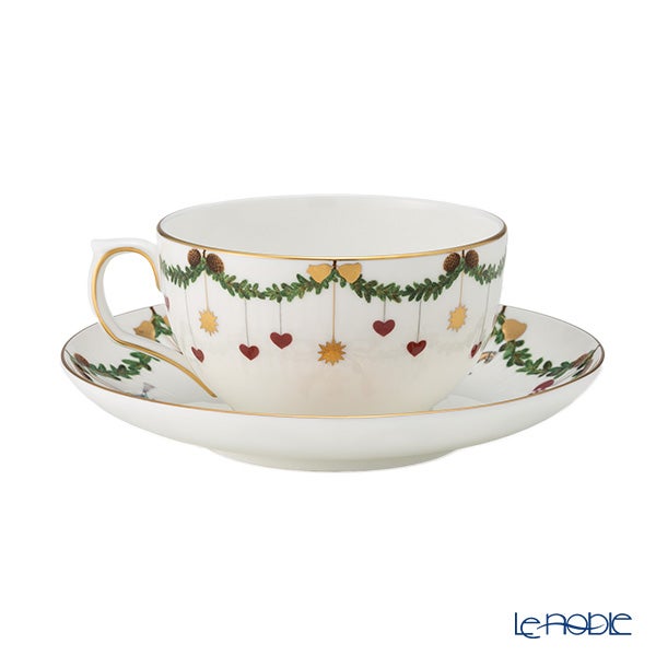 ロイヤルコペンハーゲン（Royal Copenhagen） スターフルーテッド カップ＆ソーサー 280ml 2503086／1019974