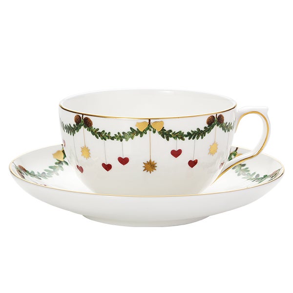 ロイヤルコペンハーゲン（Royal Copenhagen） スターフルーテッド カップ＆ソーサー 280ml 2503086／1019974