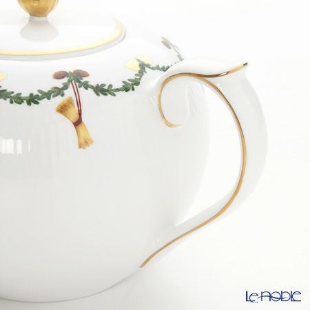 ロイヤルコペンハーゲン（Royal Copenhagen） スターフルーテッド ティーポット 1200ml 2503141／1016965