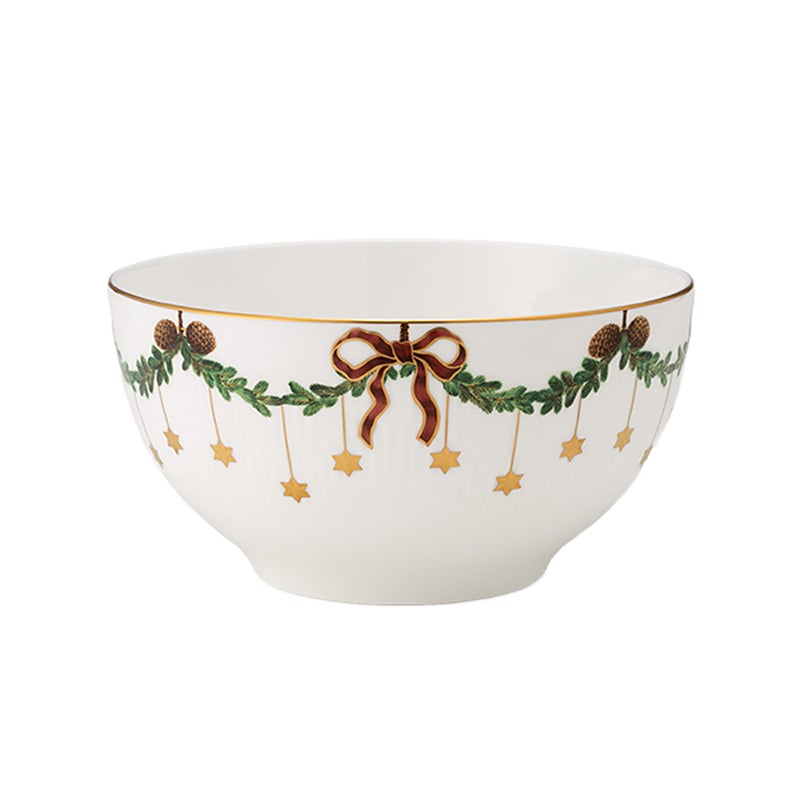 ロイヤルコペンハーゲン（Royal Copenhagen） スターフルーテッド ボウル 18cm 2503457／1017448