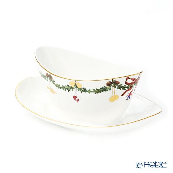 ロイヤルコペンハーゲン（Royal Copenhagen） スターフルーテッド ソースボート 430ml 2503563／1017450