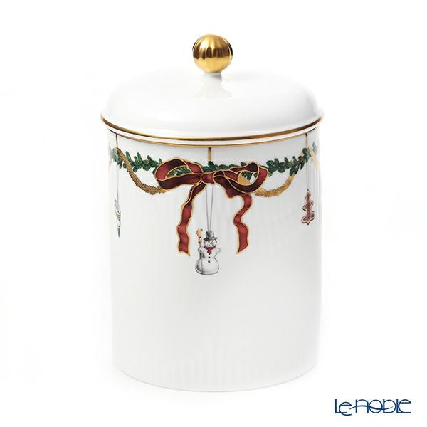 ロイヤルコペンハーゲン（Royal Copenhagen） スターフルーテッド クッキージャー H16.5cm 2504175／1024779