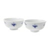 ロイヤルコペンハーゲン（Royal Copenhagen） ブルーパルメッテ ブロッサム ライスボウル／ご飯茶碗 ペア 11×H5cm 2508018／1016969