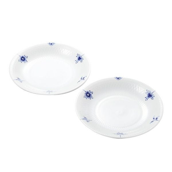 ロイヤルコペンハーゲン（Royal Copenhagen） ブルーパルメッテ ブロッサム プレート ペア 20cm 2508021／1016971