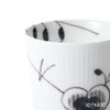 ロイヤルコペンハーゲン（Royal Copenhagen） ブラック フルーテッド メガ マグカップ 350ml ペア 2541039／1017459