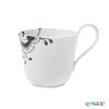 ロイヤルコペンハーゲン（Royal Copenhagen） ブラック フルーテッド メガ マグカップ ハイハンドル 330ml 2541090／1017018