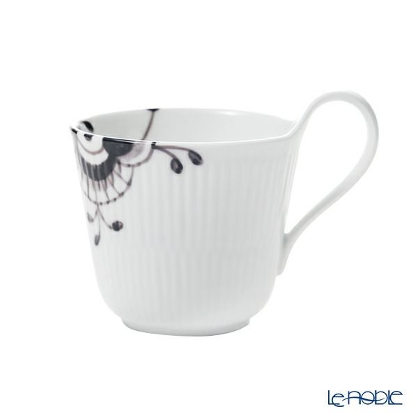 ロイヤルコペンハーゲン（Royal Copenhagen） ブラック フルーテッド メガ マグカップ ハイハンドル 330ml 2541090／1017018