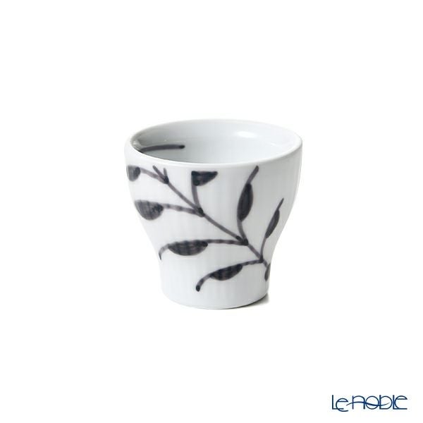 ロイヤルコペンハーゲン（Royal Copenhagen） ブラック フルーテッド メガ エッグカップ ペア 3×H5.3cm 2541703／1017033