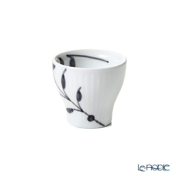 ロイヤルコペンハーゲン（Royal Copenhagen） ブラック フルーテッド メガ エッグカップ ペア 3×H5.3cm 2541703／1017033