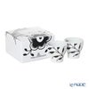 ロイヤルコペンハーゲン（Royal Copenhagen） ブラック フルーテッド メガ エッグカップ ペア 3×H5.3cm 2541703／1017033