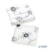 ロイヤルコペンハーゲン（Royal Copenhagen） ブラック フルーテッド メガ 2541720／1052399 スクエアディッシュ 20×20cm