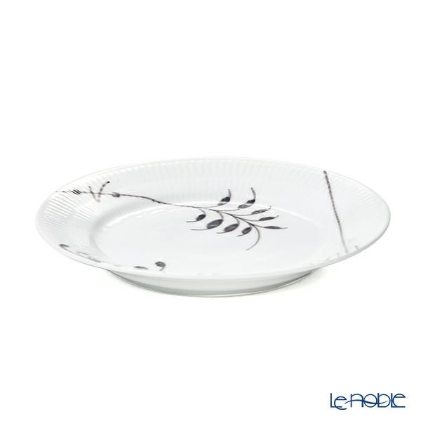 ロイヤルコペンハーゲン（Royal Copenhagen） ブラック フルーテッド メガ プレート 19cm 2542620／1017038